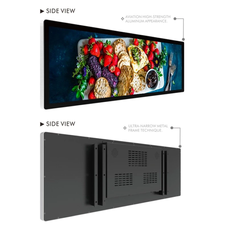 49.5 Inch LCD Bar Display Double Face Screen Manufacturer high quality
